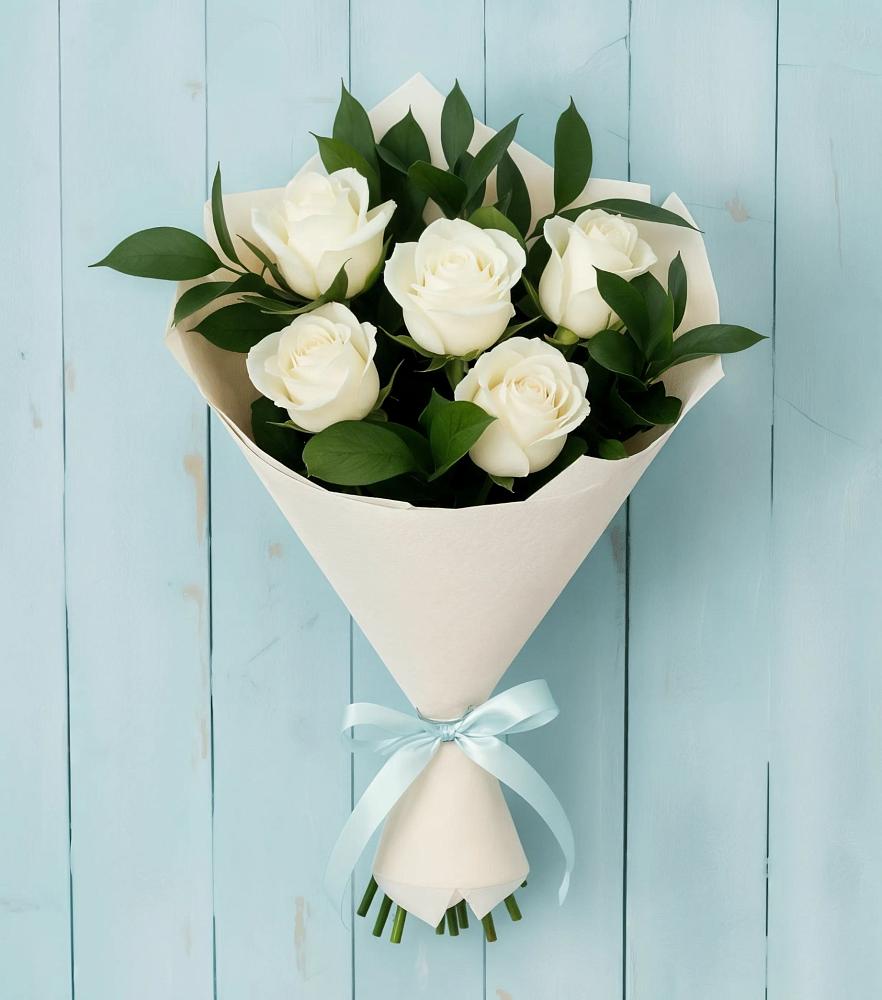 Букет цветов из: Розы в Горшечное