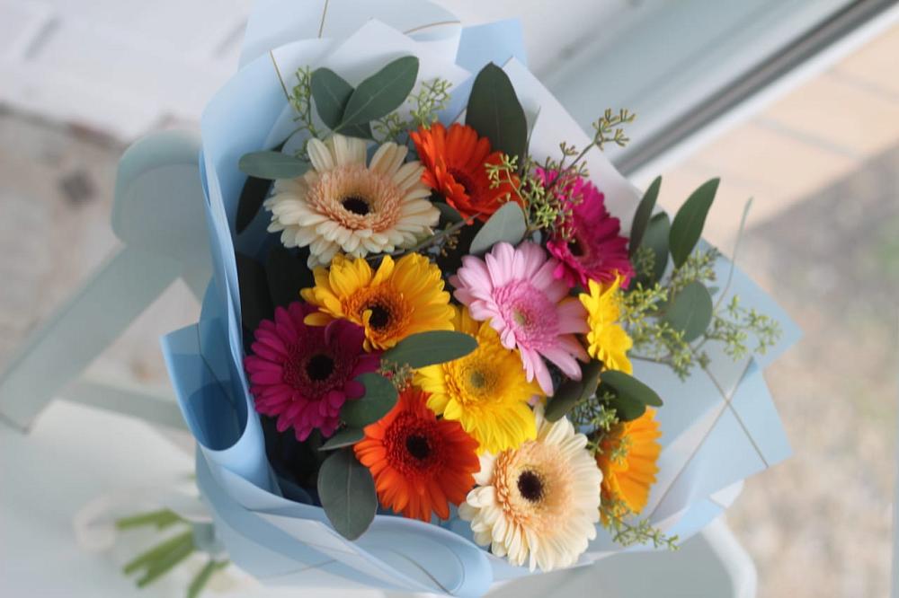 Букет цветов из: Герберы в Горшечное