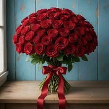 Букет Красные розы Блэк Меджик в Горшечное