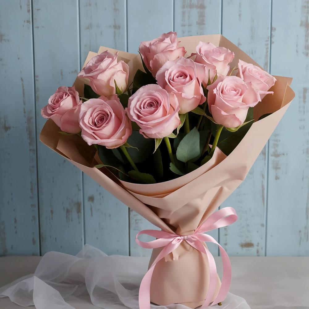 Букет цветов из: Розы в Горшечное