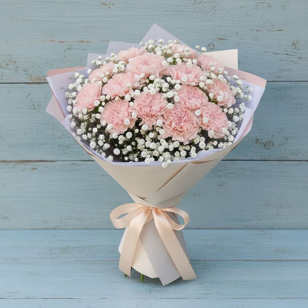 Букет цветов из: Гвоздики в Горшечное