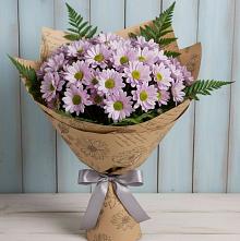 Букет цветов из:  Хризантемы в Горшечное