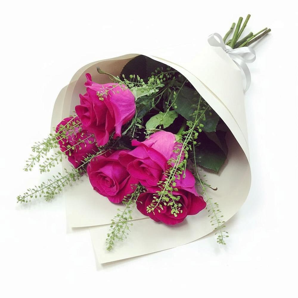 Букет цветов из: Розы в Горшечное