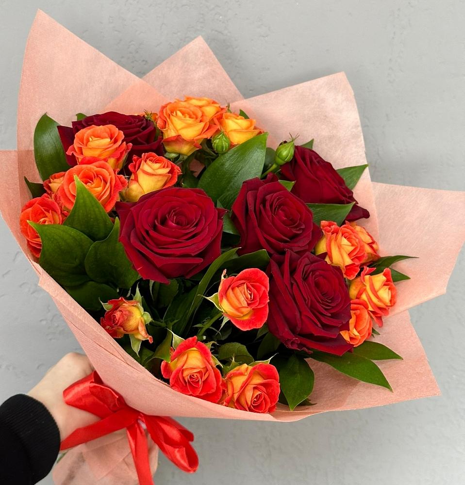 Букет Любовь и восторг в Горшечное