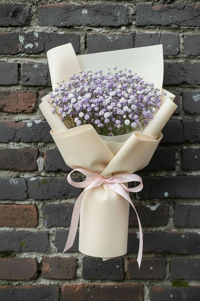 Букет цветов из: Гипсофила в Горшечное