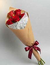 Букет цветов из:  Розы в Горшечное