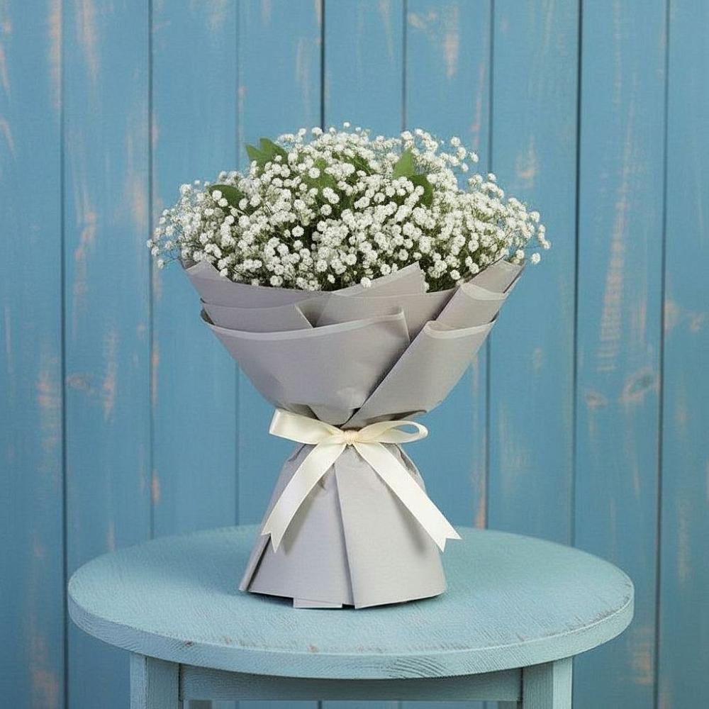 Букет цветов из: Гипсофила в Горшечное