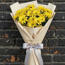 Букет цветов из:  Хризантемы в Горшечное