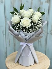 Букет цветов из:  Розы в Горшечное