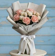 Букет цветов из:  Розы в Горшечное