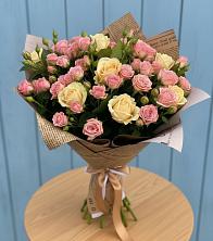 Букет цветов из:  Розы в Горшечное