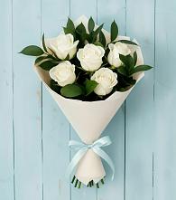 Букет цветов из:  Розы в Горшечное