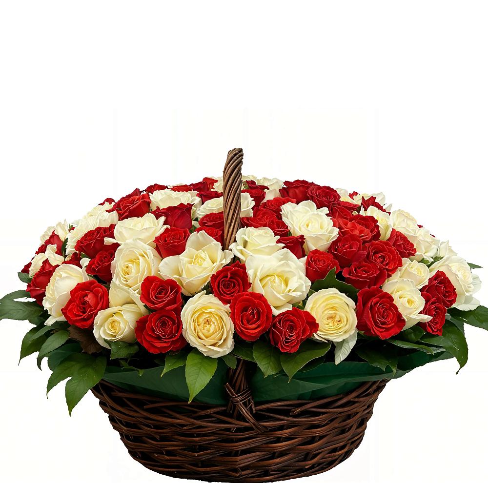 Премиум букет из: Розы в Горшечное