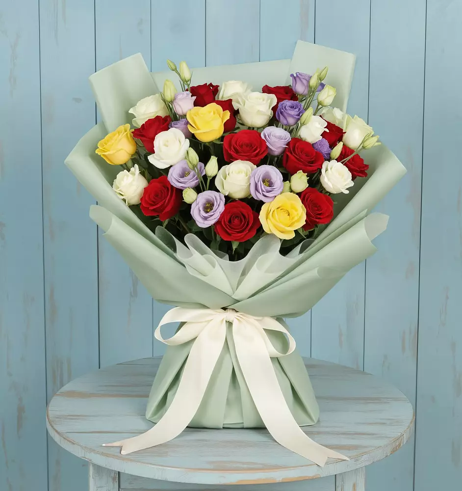 Букет цветов из: Розы в Горшечное