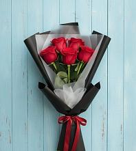 Букет цветов из:  Розы в Горшечное