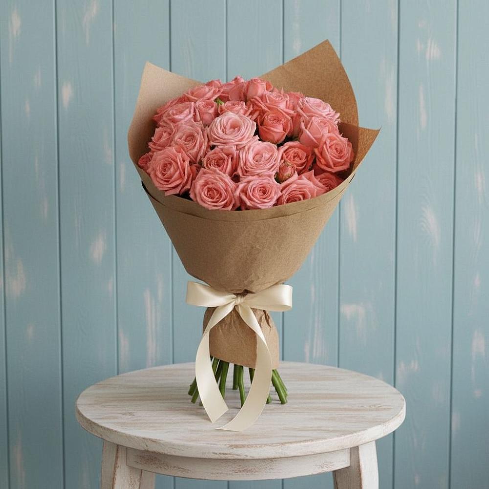 Букет цветов из: Розы в Горшечное