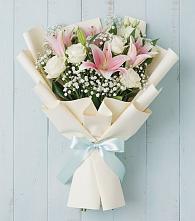 Букет цветов из:  Лилии в Горшечное