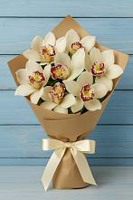 Букет цветов из:  Орхидеи и Розы в Горшечное